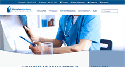 Desktop Screenshot of mendelsonortho.com